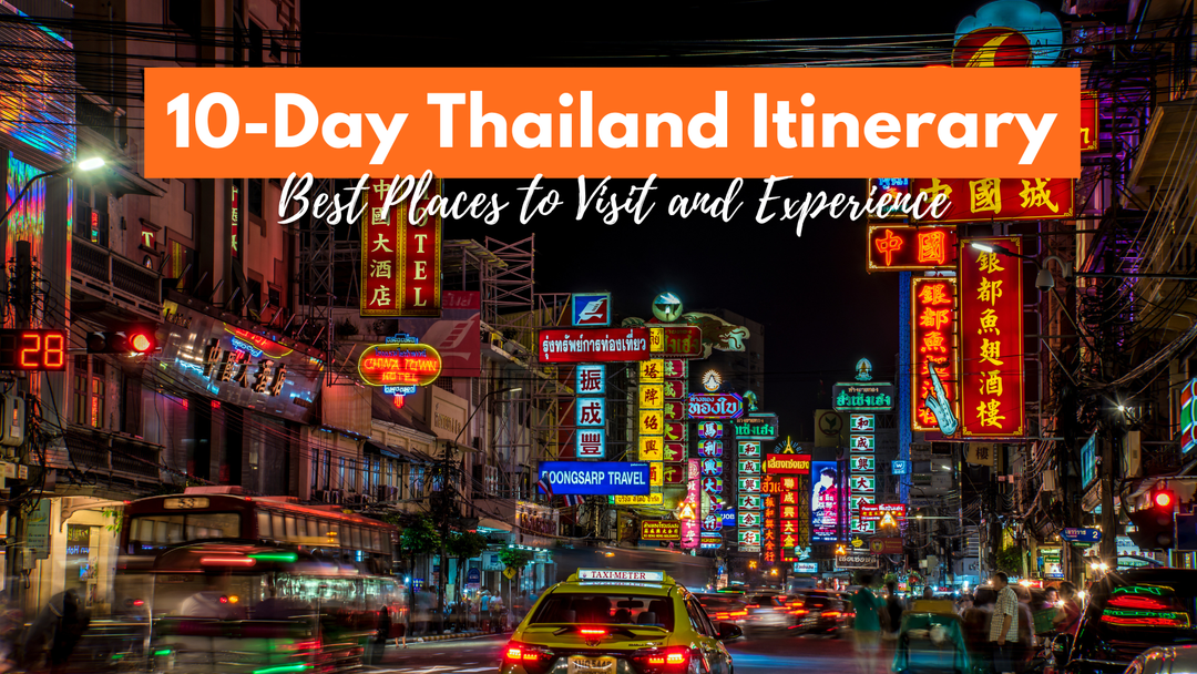 Thailand Itinerary 10 Days Banner - CabinZero