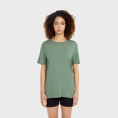 T-shirt de Viagem Ultraligeira - Verde Místico