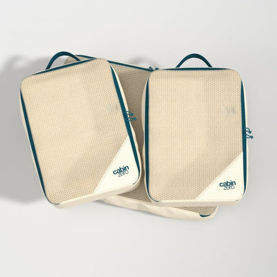 <tc>Classic</tc> Conjunto de Cubos de Embalagem - Branco Ostra